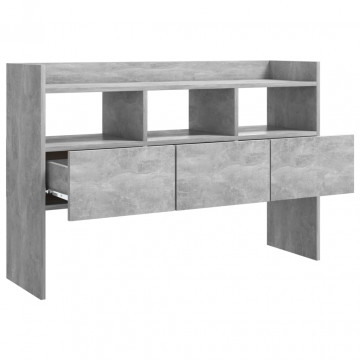 Servantă, gri beton, 105x30x70 cm, PAL - Img 8