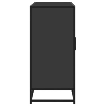 Servantă, negru, 92x35x76 cm, lemn prelucrat - Img 8