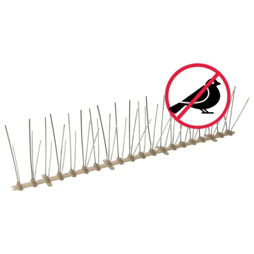 Set bandă cu țepi antipăsări cu 5 rânduri 20 buc. plastic 10 m - Img 5