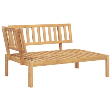 Set canapele grădină cu perne din paleți, 3 piese, lemn acacia - Img 4