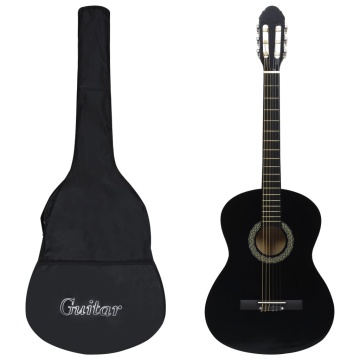 Set de chitară clasică începători, 12 piese, negru, 4/4 39 - Img 1