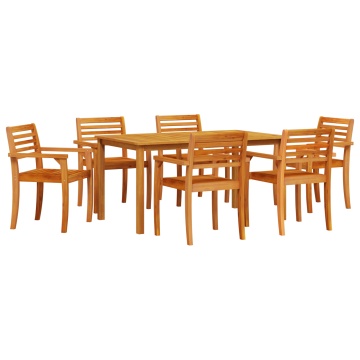 Set de dining pentru grădină din 7 piese din lemn de acacia de la - Img 2