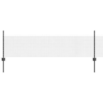 Set de Gard cu Sârmă pentru Pui Set de 2 Gri Metal, Plastic - Img 2