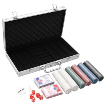 Set de jetoane de poker 300 buc. 4 g - Img 1