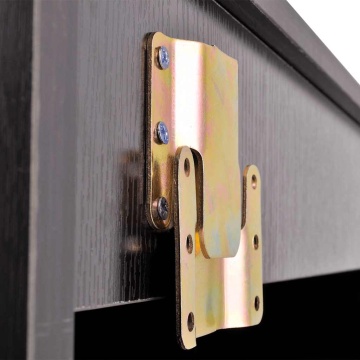 Set de mobilier de baie cu 7 piese și chiuvete incluse, negru - Img 5