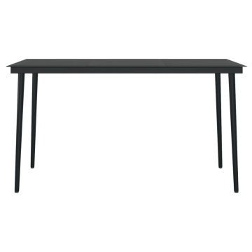 Set de mobilier pentru grădină, 5 piese, maro - Img 6