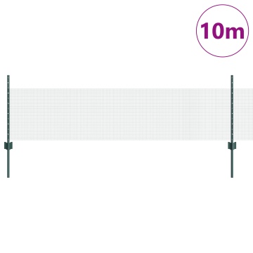 Set de Panouri de Gard Rustic Set de 2 Verde Metal 10 x 0.5 m - Img 3