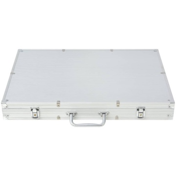 Set de poker cu 1000 de jetoane cu laser din aluminiu - Img 5