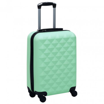 Set de valize cu carcasă rigidă, 2 piese, verde mentă, ABS - Img 6
