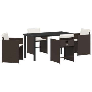 Set dining grădină 5 piese cu perne Maro Ratan Poli - Img 2