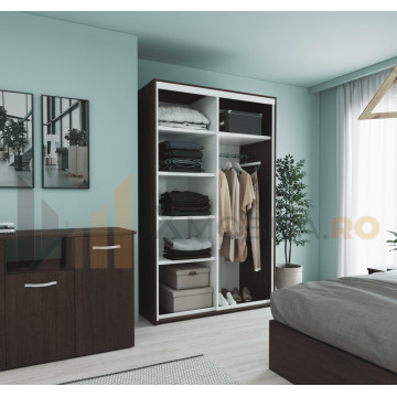 Set Dormitor Smart, Material Pal 18mm, Culoare Wenge - Img 3