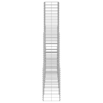 Set gabioane, 6 buc., sârmă galvanizată - Img 7