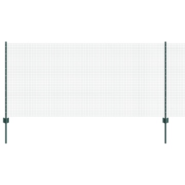 Set Împrejmuire Set de 2 Verde Metal 10 x 1 m Durabil - Img 2