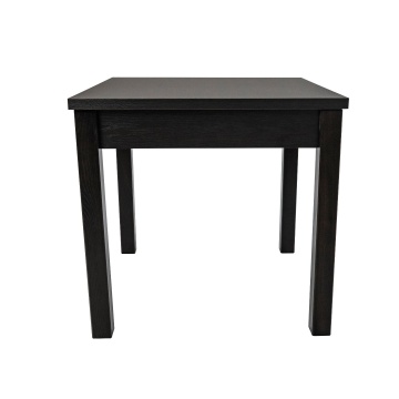 Set masa fixa 80 cm cu 4 scaune tapitate, mb-13 max9 si s-38 boss4 w2, wenge, lemn masiv de fag, stofa - Img 6