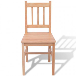 Set masă și scaune din lemn de pin 7 piese - Img 8