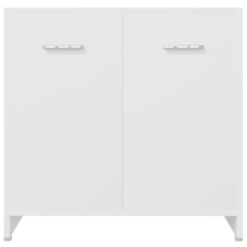 Set mobilier de baie, 4 piese, alb - Img 8