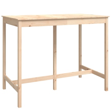 Set mobilier de bar, 7 piese, lemn masiv de pin - Img 4