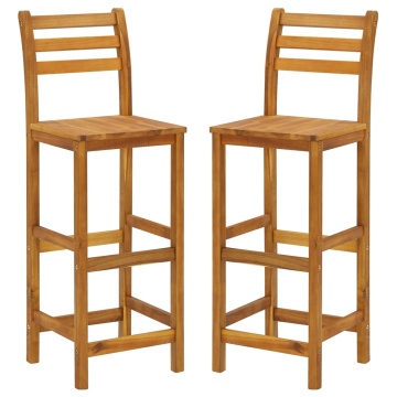 Set mobilier de bar de grădină, 3 piese, lemn masiv de acacia - Img 7