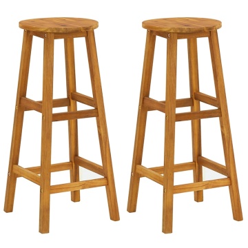 Set mobilier de bar de grădină, 3 piese, lemn masiv de acacia - Img 7