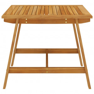 Set mobilier de grădină, 3 piese, maro - Img 7