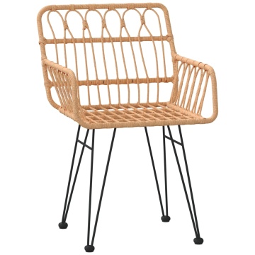 Set mobilier de grădină, 3 piese, poliratan - Img 8