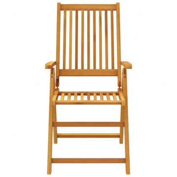Set mobilier de grădină, 5 piese, lemn masiv de acacia - Img 5