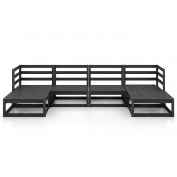 Set mobilier de grădină, 6 piese, lemn masiv de pin - Img 3