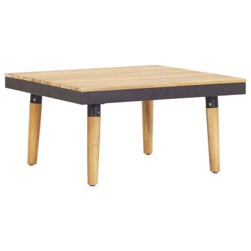 Set mobilier de grădină 7 locuri, perne, maro lemn masiv acacia - Img 5