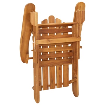 Set mobilier de grădină Adirondack, 3 piese, lemn masiv acacia - Img 5