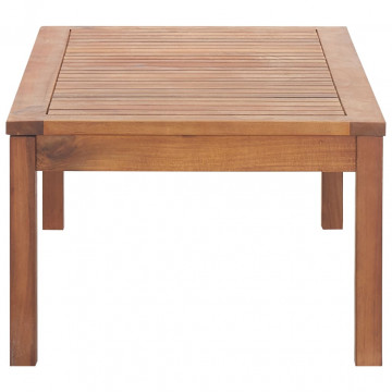 Set mobilier de grădină cu perne, 4 piese, lemn masiv de acacia - Img 7