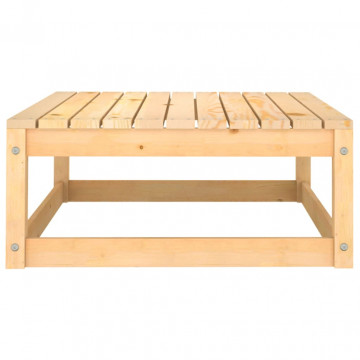 Set mobilier de grădină cu perne, 4 piese, lemn masiv pin - Img 8