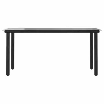 Set mobilier de grădină cu perne 5 piese maro sticlă polirattan - Img 8