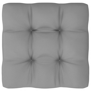 Set mobilier de grădină cu perne, 6 piese, lemn masiv de pin - Img 7