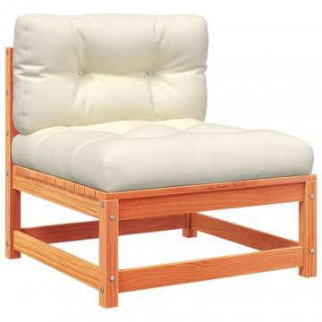 Set mobilier de grădină cu perne, 6 piese, lemn masiv de pin - Img 8