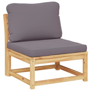 Set mobilier grădină cu perne, 6 piese, lemn masiv acacia - Img 8