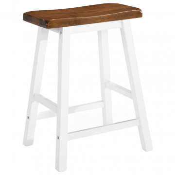 Set mobilier tip bar, masă și scaune, 3 piese, lemn masiv - Img 5