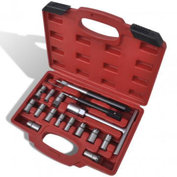 Set pentru curățare scaune injectoare diesel, 17 buc - Img 1