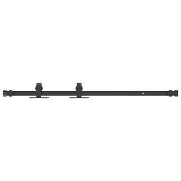 Set uși glisante pentru dulap 91,5 cm oțel carbon - Img 2