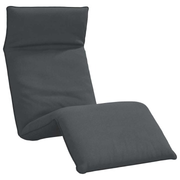 Șezlong pliabil Antracit 175x54x8,5 cm țesătură Oxford - Img 2