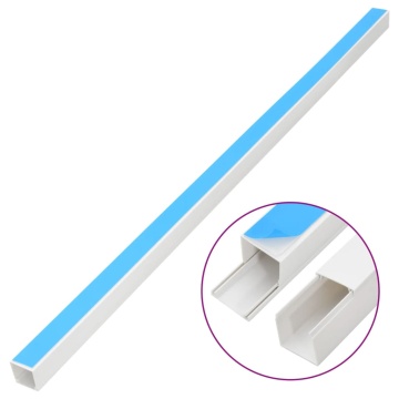 Șine de cabluri autoadezive, 30x20 mm, 30 m, PVC - Img 3