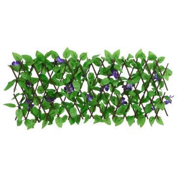 Spalier iederă artificială extensibil, 5 buc., verde, 180x20 cm - Img 4