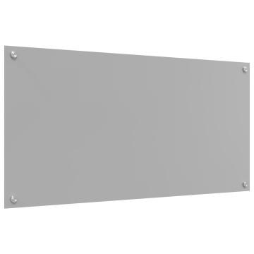 Spatele de bucătărie , gri deschis, 100x50x0,6 cm, din sticlă securizată - Img 4