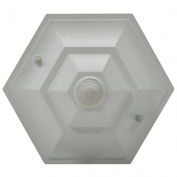 Stâlp iluminare grădină, 6 buc., alb, 110 cm, aluminiu, E27 - Img 6