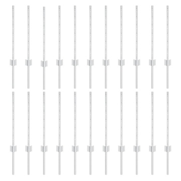 Stâlpi de gard 22 pcs U-Channel Argintiu 100 cm Oțel - Img 2