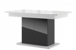 Star 03 (Masa Extensibila) White High Gloss/Black Gloss - Img 1