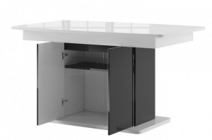 Star 03 (Masa Extensibila) White High Gloss/Black Gloss - Img 4