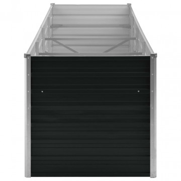 Strat înălțat de grădină antracit 320x80x77 cm oțel galvanizat - Img 4