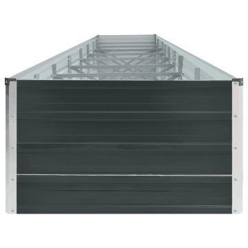 Strat înălțat de grădină antracit 600x80x45 cm oțel galvanizat - Img 4