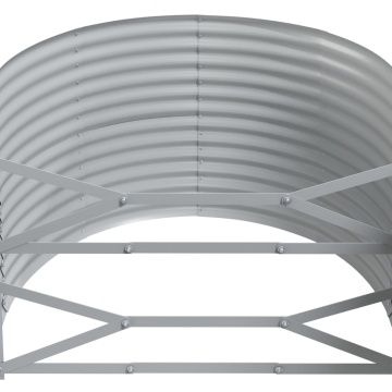Strat înălțat grădină 175x100x68 cm oțel vopsit electrostatic - Img 6