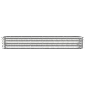 Strat înălțat grădină 260x40x36 cm oțel vopsit electrostatic - Img 3